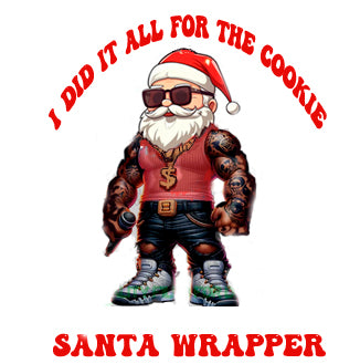 SANTA WRAPPER ORN.