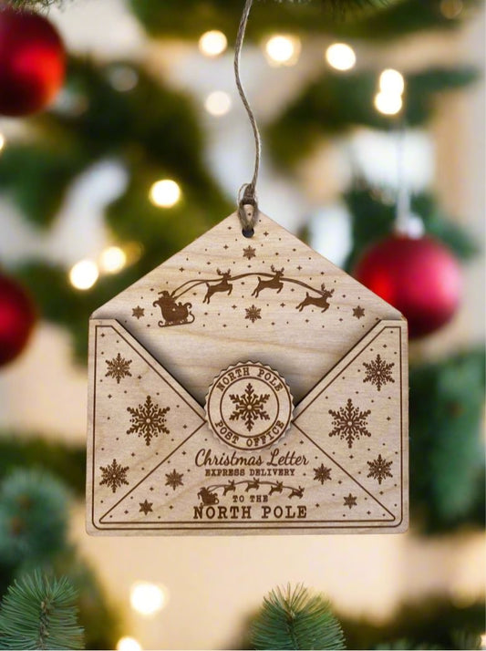 CHRISTMAS LETTER ORNAMENT