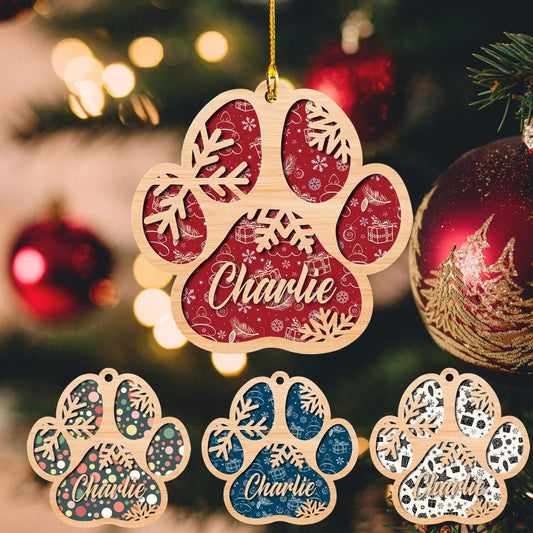 DOG PAW ORNAMENT