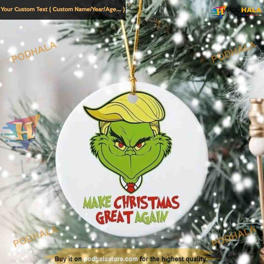 TRUMP GRINCH ORNAMENT