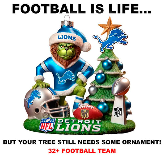 NFL GRINCH ORNAMENT